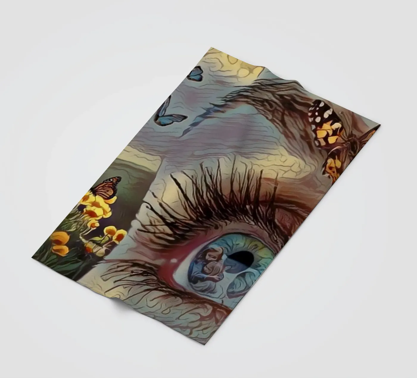 Nostalgie Fleecedecke von The Crows Perspective