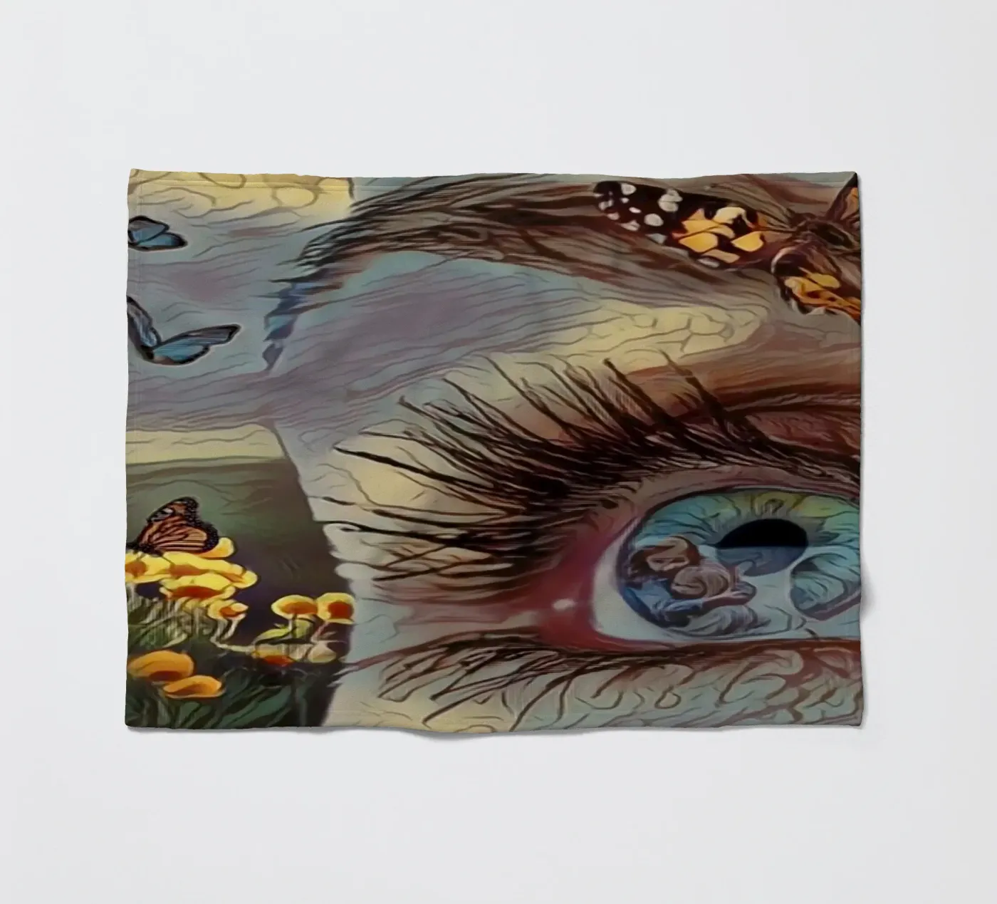 Nostalgie Fleecedecke von The Crows Perspective