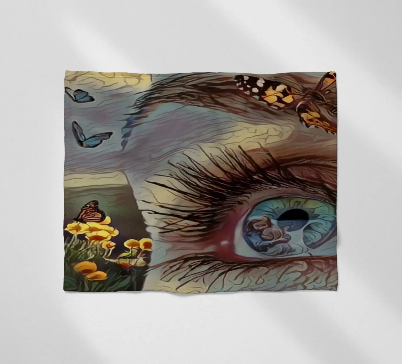Nostalgie Fleecedecke von The Crows Perspective
