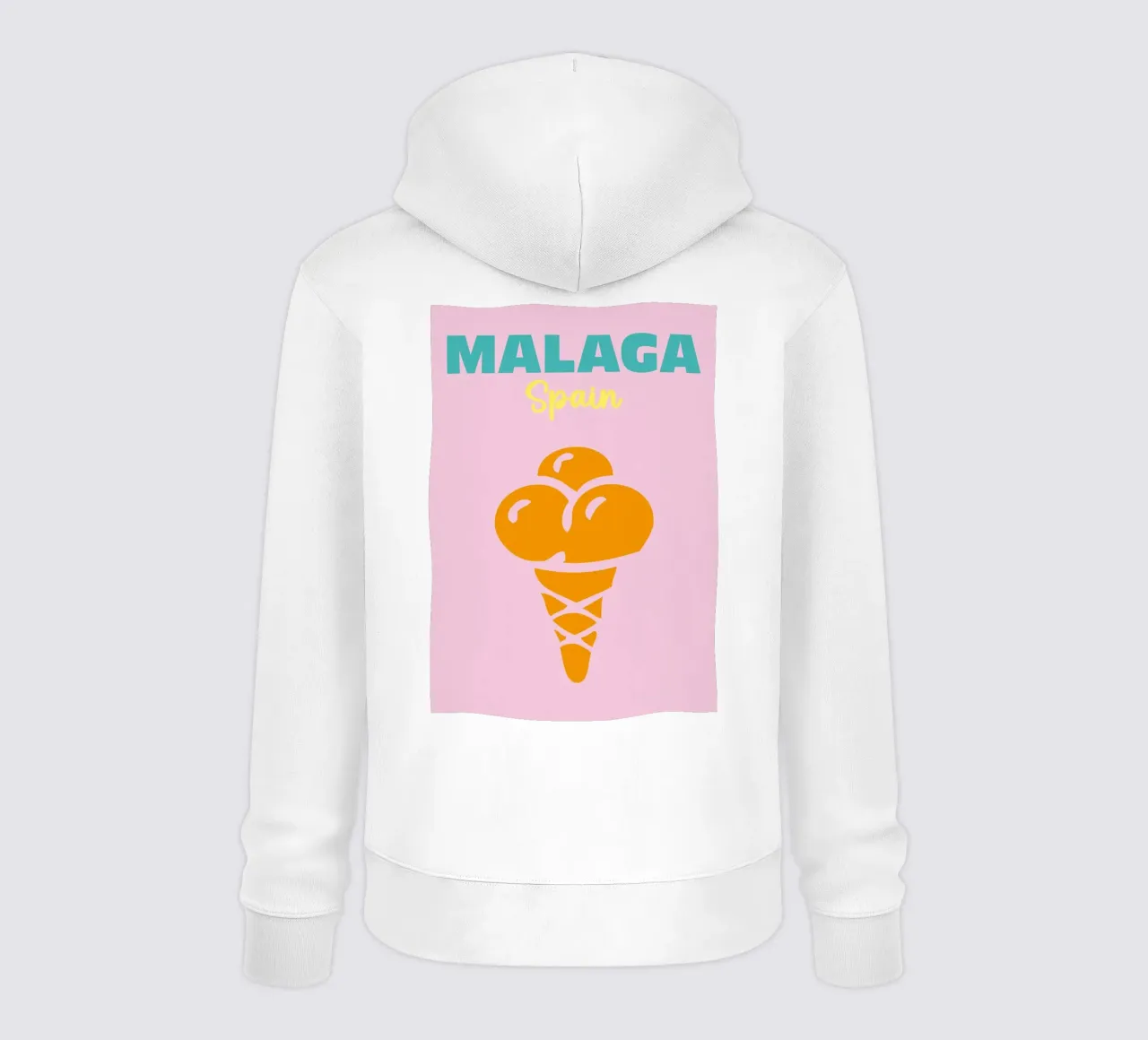Malaga, Spagna felpa con cappuccio da Colorful Homes