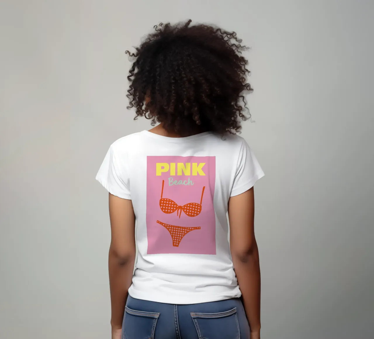 Spiaggia Rosa t-shirt da Colorful Homes