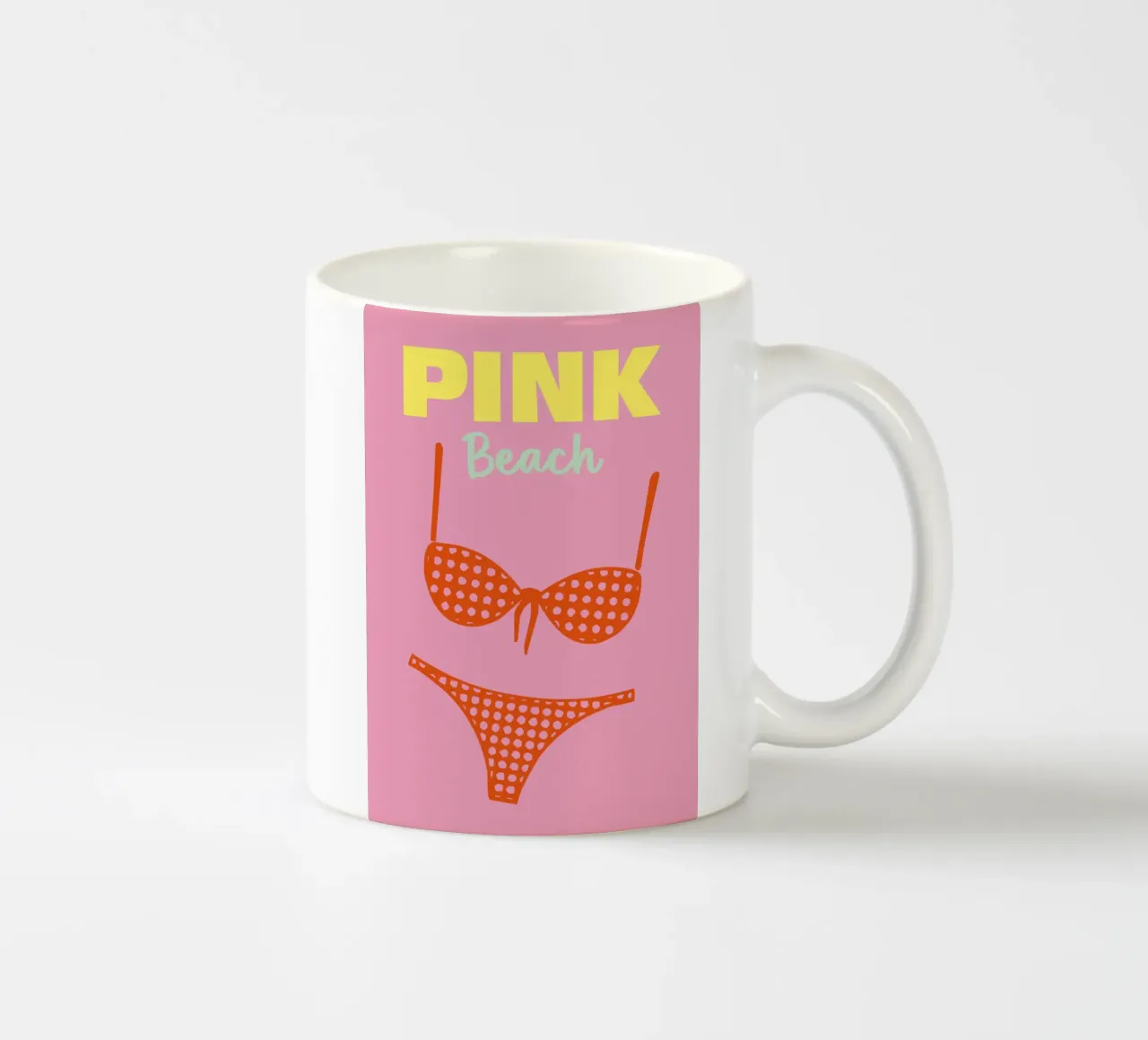 Spiaggia Rosa tazza in ceramica da Colorful Homes