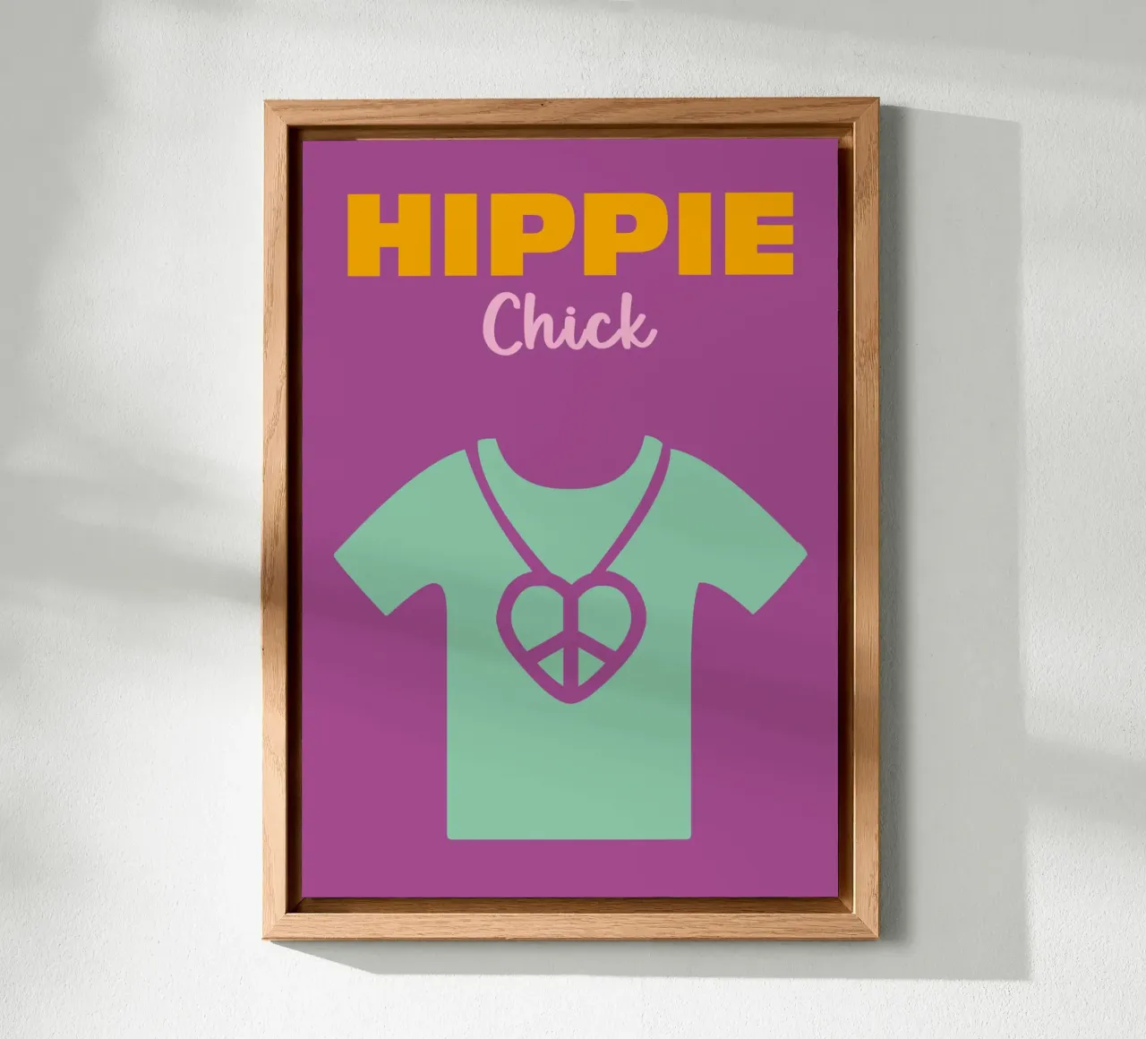 Pulcino Hippie alluminio dibond da Colorful Homes
