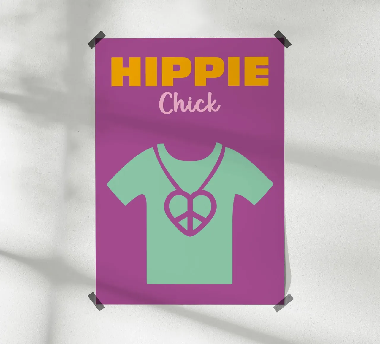 Pulcino Hippie carta hahnemühle da Colorful Homes