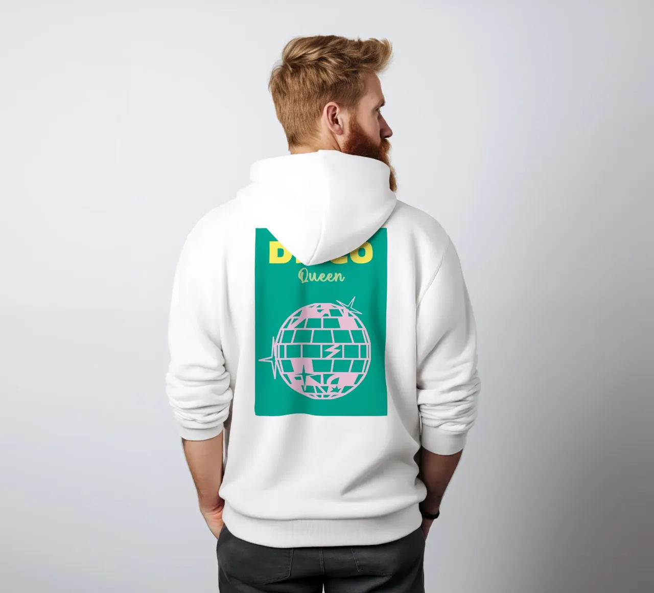 Disco Queen felpa con cappuccio da Colorful Homes