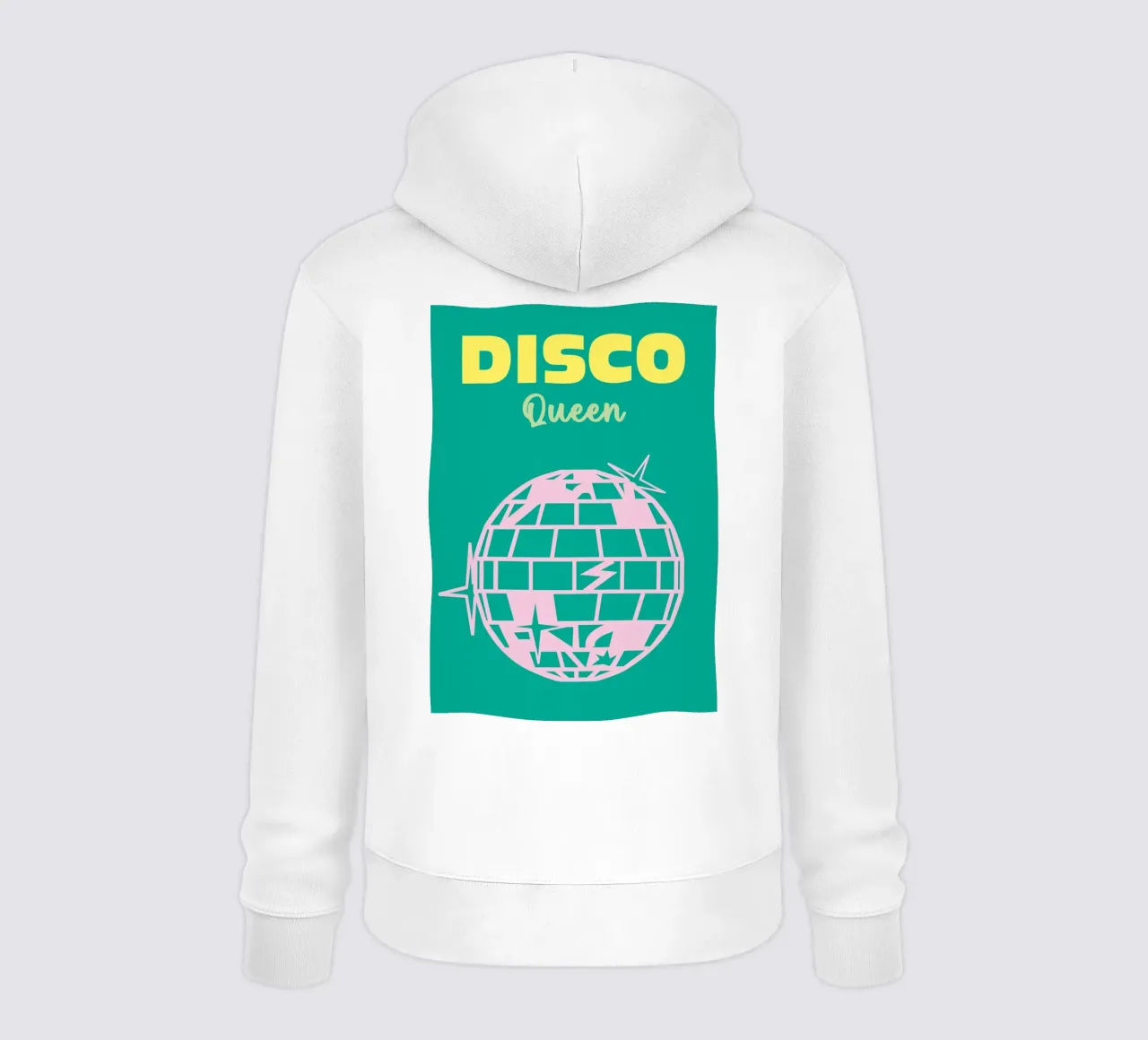 Disco Queen felpa con cappuccio da Colorful Homes