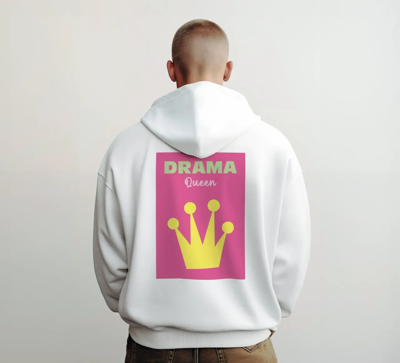 Regina del dramma felpa con cappuccio da Colorful Homes