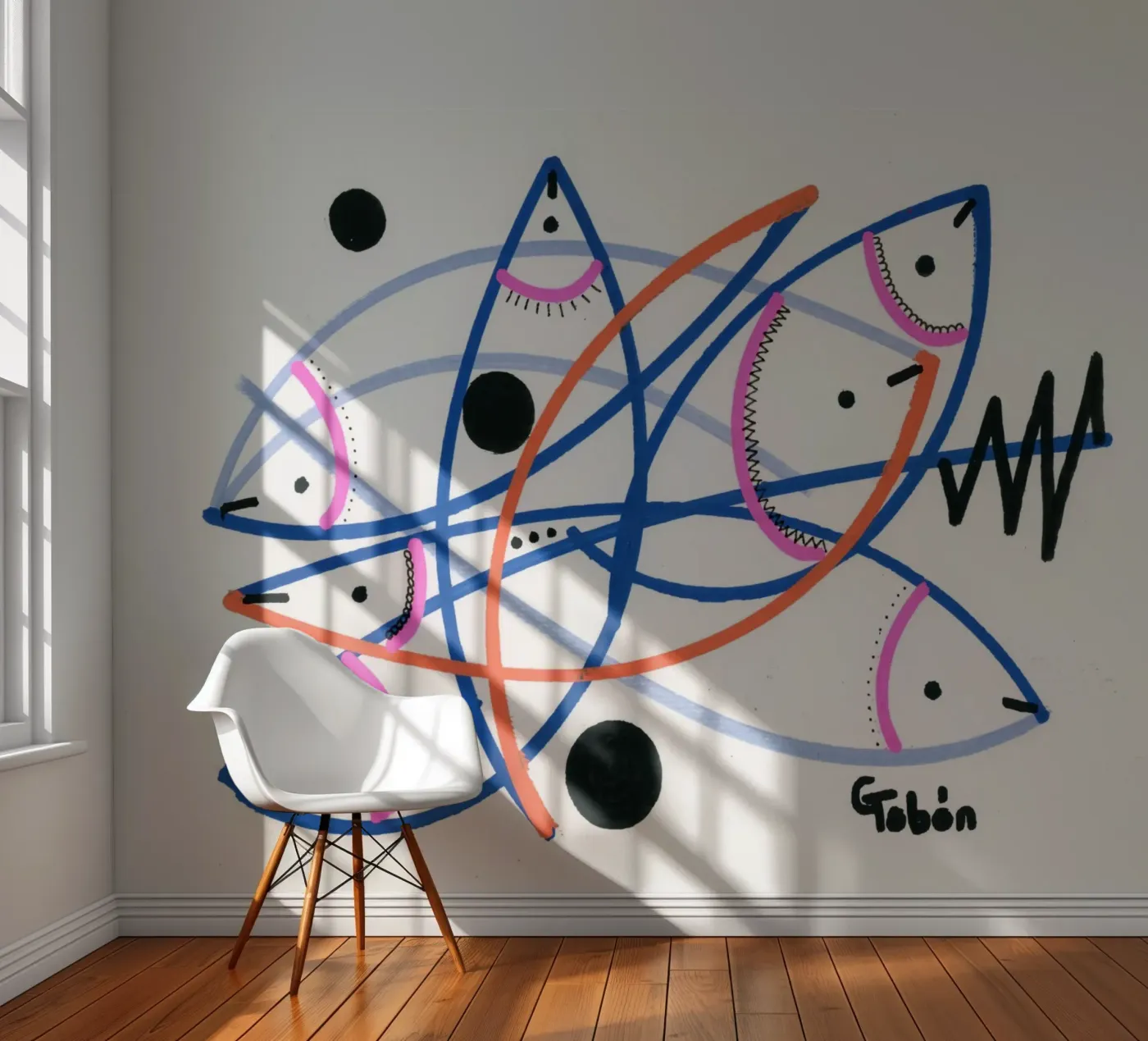 Fisch Fototapete von gtobonart