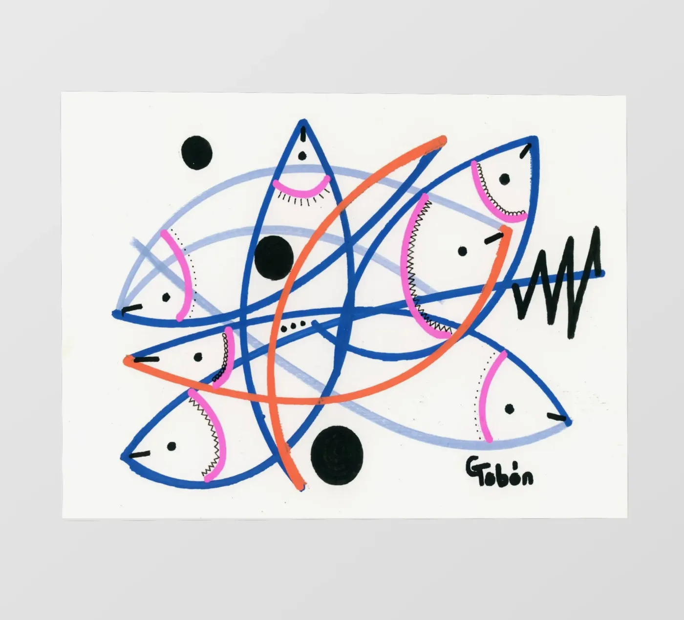 Fisch Fototapete von gtobonart