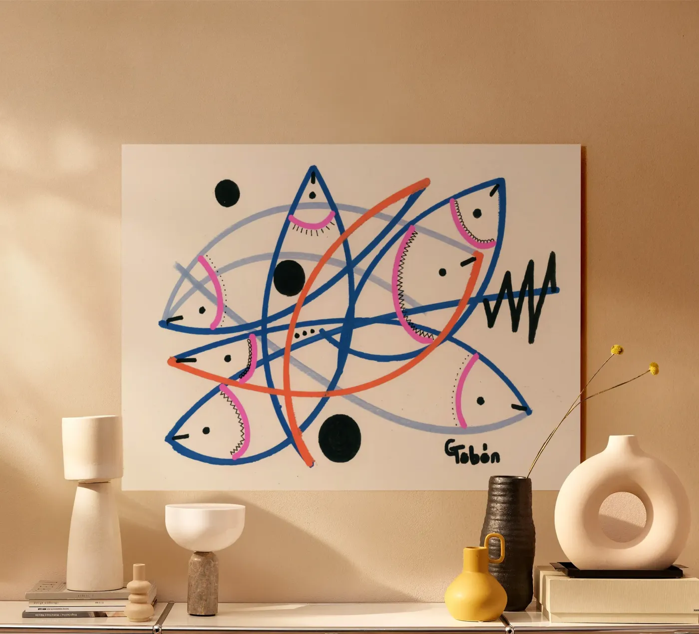 Poisson plexiglas de gtobonart