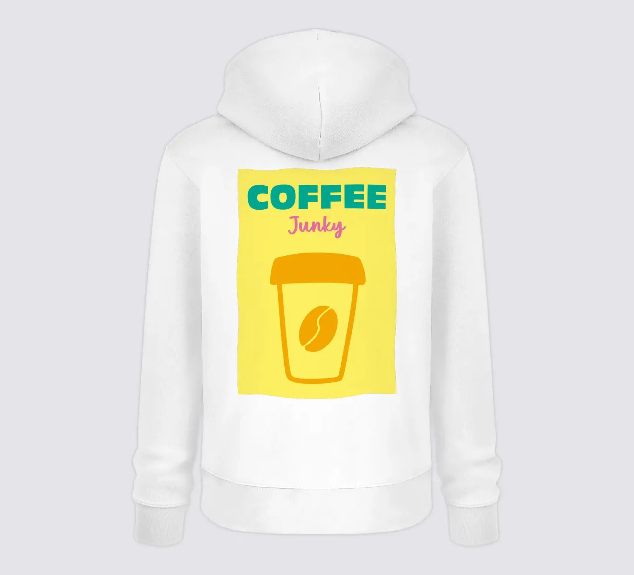 Caffè Junky felpa con cappuccio da Colorful Homes