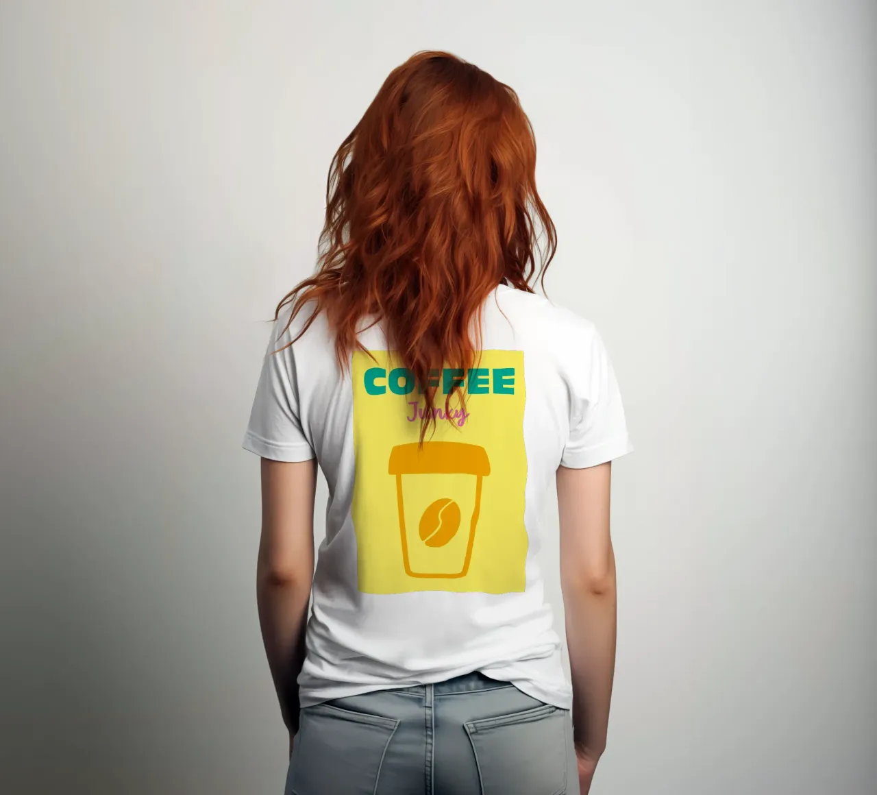 Caffè Junky t-shirt da Colorful Homes