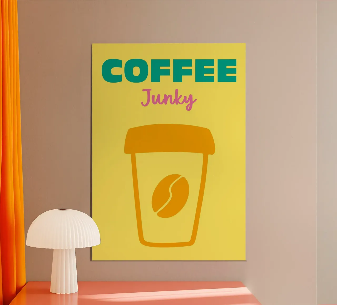 Caffè Junky alluminio dibond da Colorful Homes