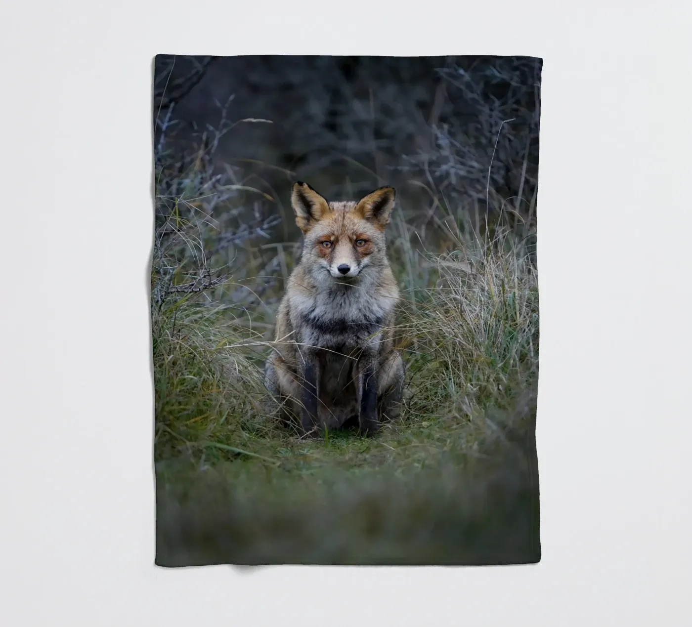 Red Fox fleecedeken van Tom's Wildlife