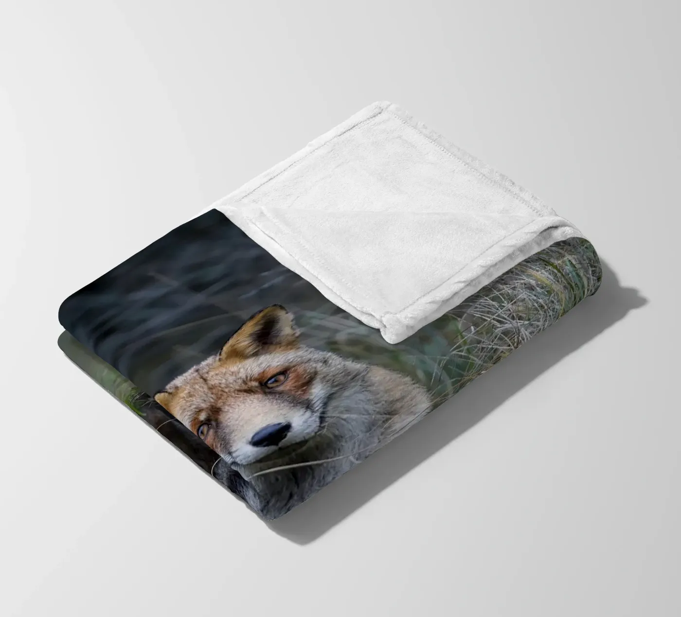 Red Fox fleecedeken van Tom's Wildlife