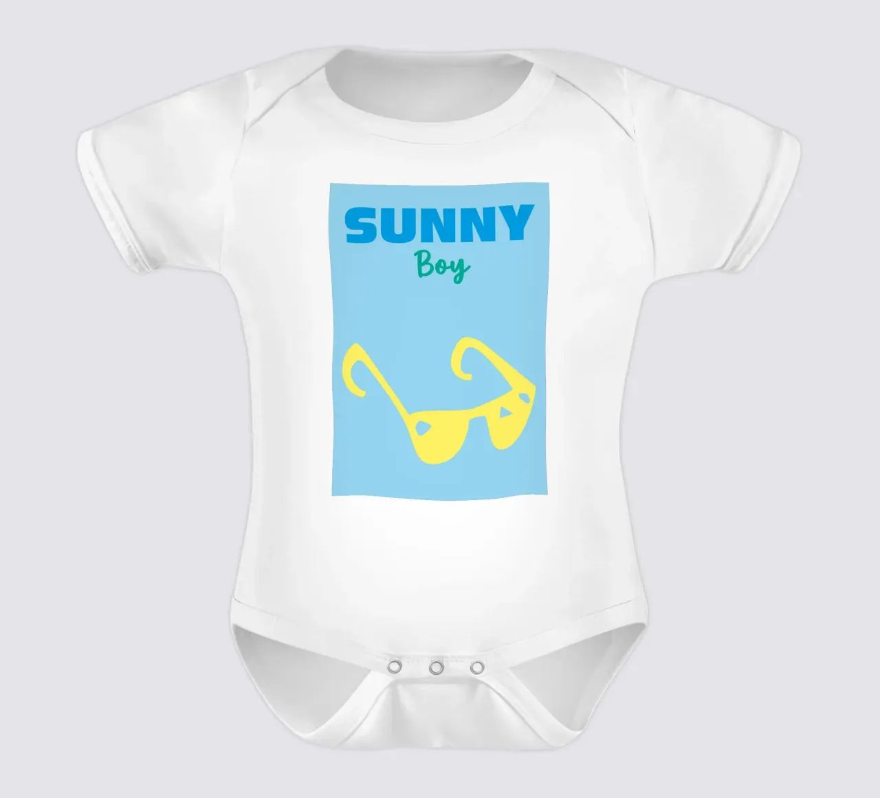 Ragazzo solare body neonato maniche corte da Colorful Homes