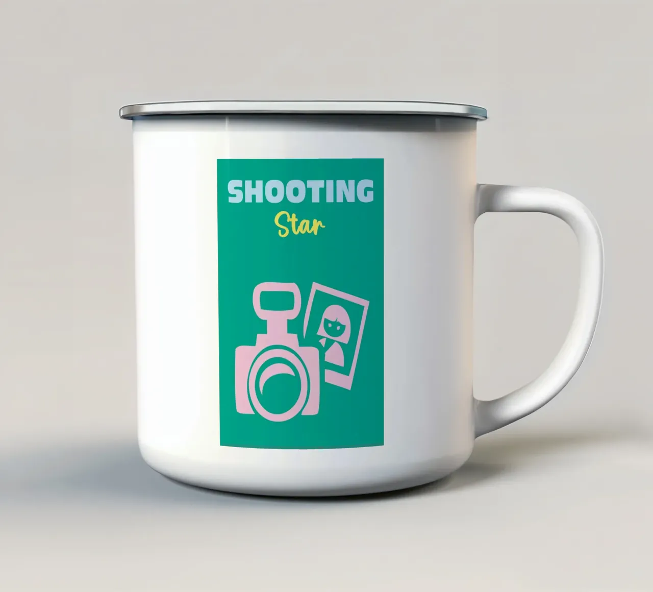 Shooting Star tazza in smalto da Colorful Homes