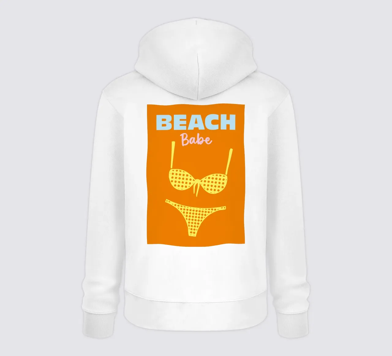Beach Babe felpa con cappuccio da Colorful Homes