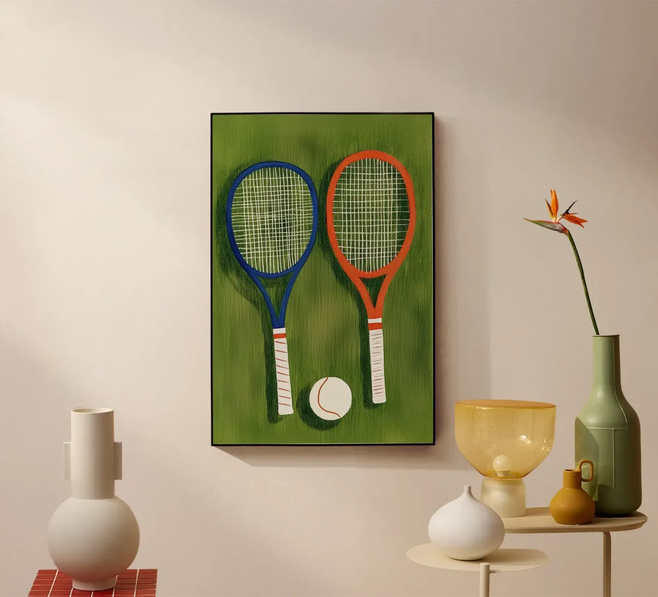 Tennis plexiglass da Curious Canvas