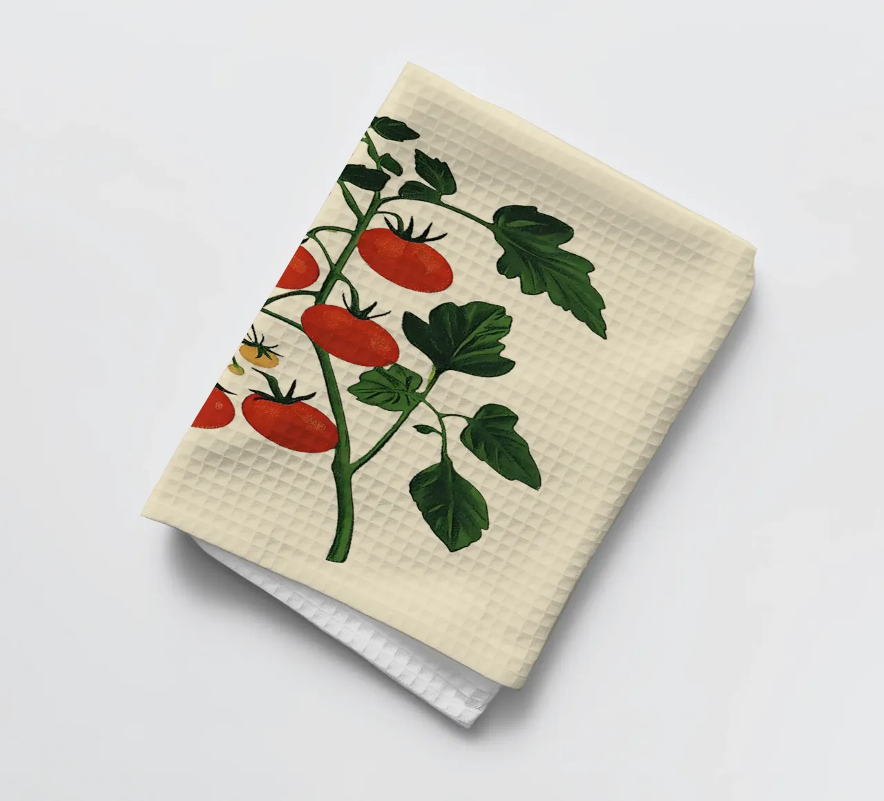 Tomates en grappe torchon de Curious Canvas