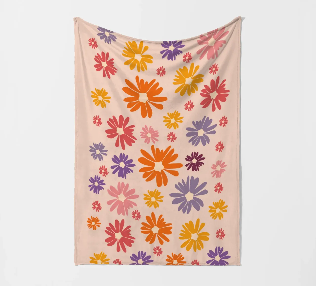 Blumenmeer Gänseblümchen Margeriten Daisy coperta in pile da pierosvisuals