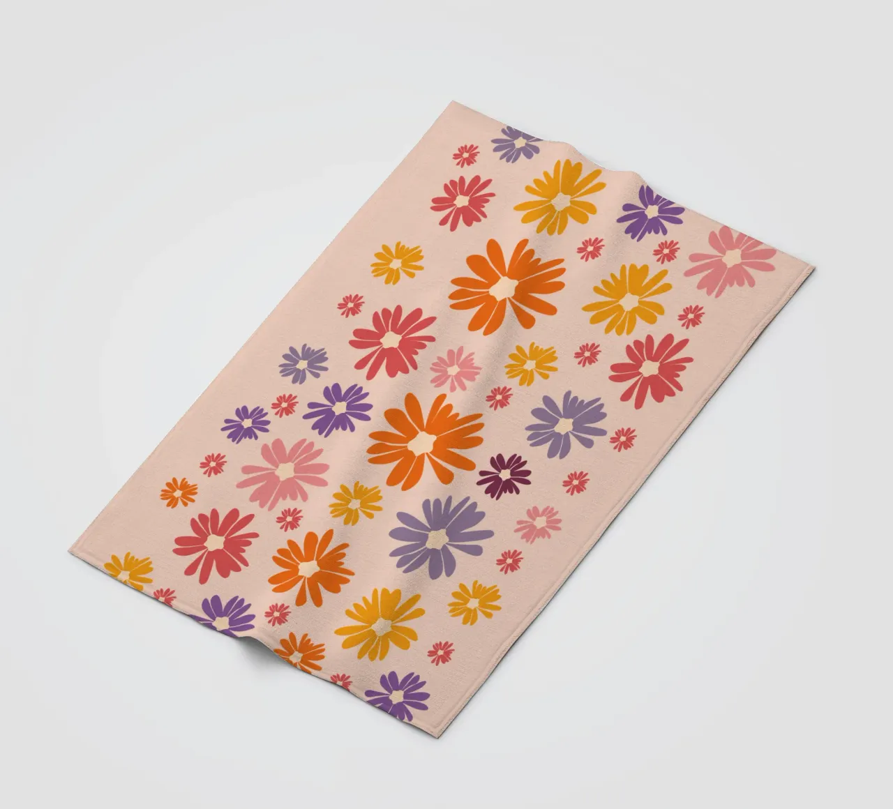 Blumenmeer Gänseblümchen Margeriten Daisy coperta in pile da pierosvisuals