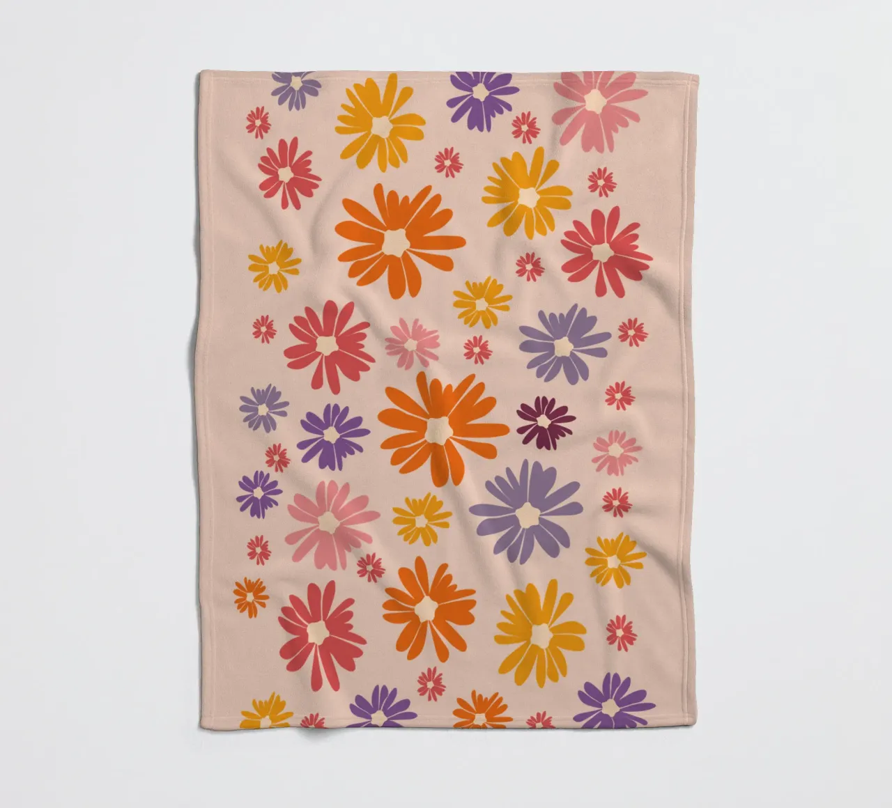 Blumenmeer Gänseblümchen Margeriten Daisy coperta in pile da pierosvisuals