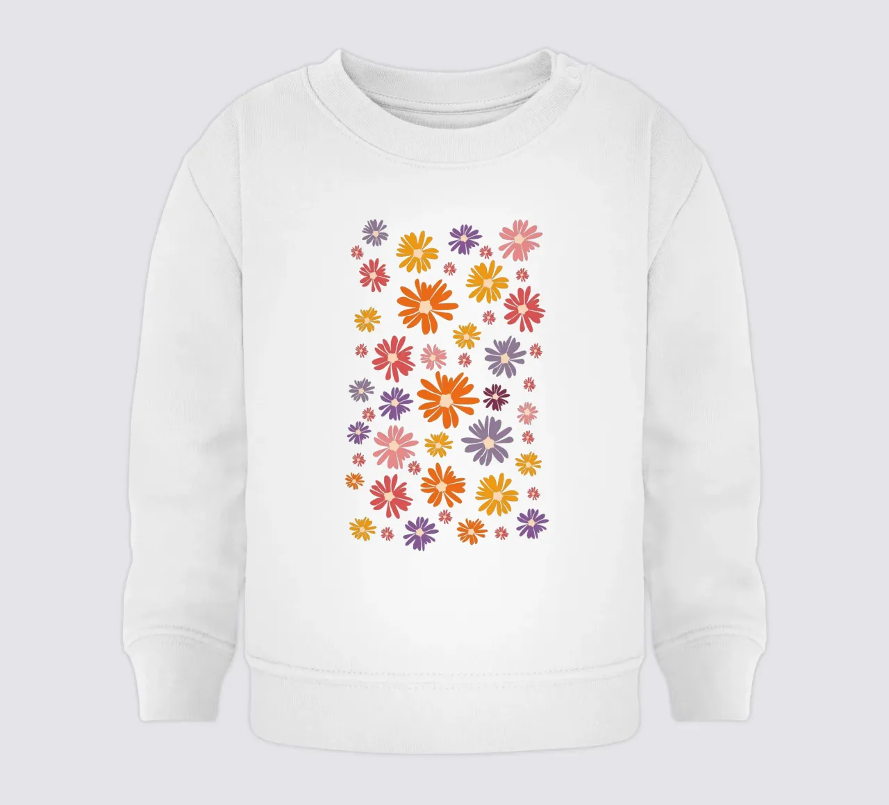 Blumenmeer Gänseblümchen Margeriten Daisy Baby Sweatshirt von pierosvisuals