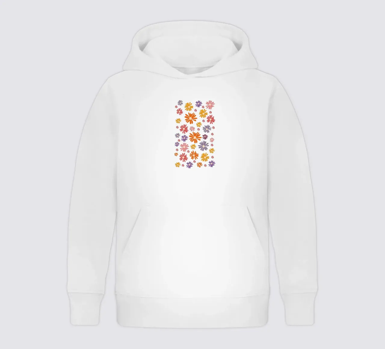Blumenmeer Gänseblümchen Margeriten Daisy felpa bambino con cappuccio da pierosvisuals