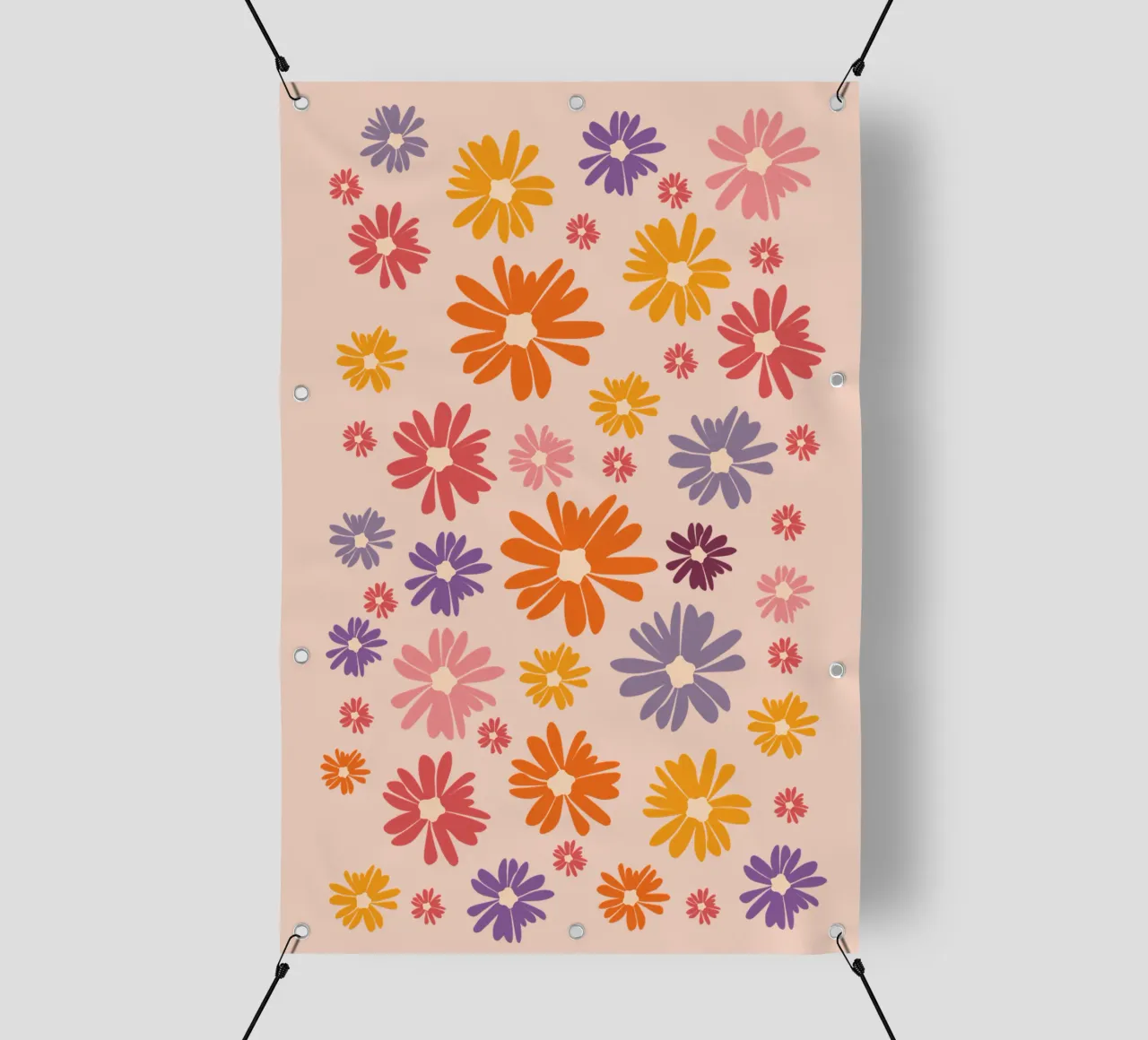 Blumenmeer Gänseblümchen Margeriten Daisy PVC Plane von pierosvisuals