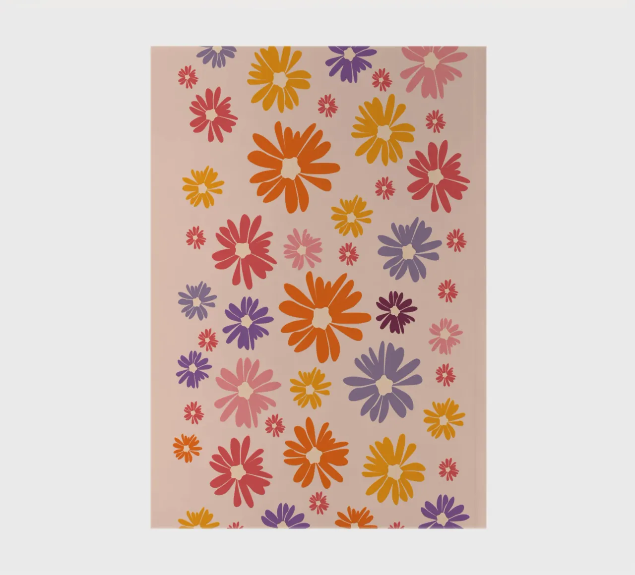 Blumenmeer Gänseblümchen Margeriten Daisy Notizbuch von pierosvisuals