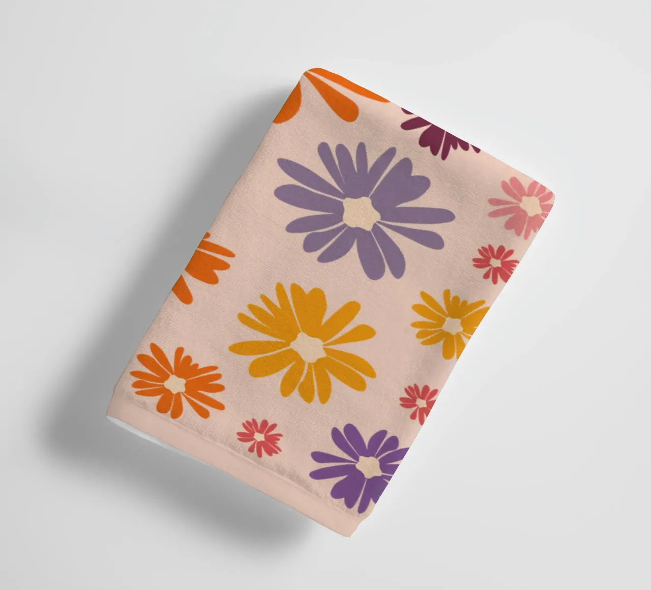 Blumenmeer Gänseblümchen Margeriten Daisy asciugamano da bagno da pierosvisuals