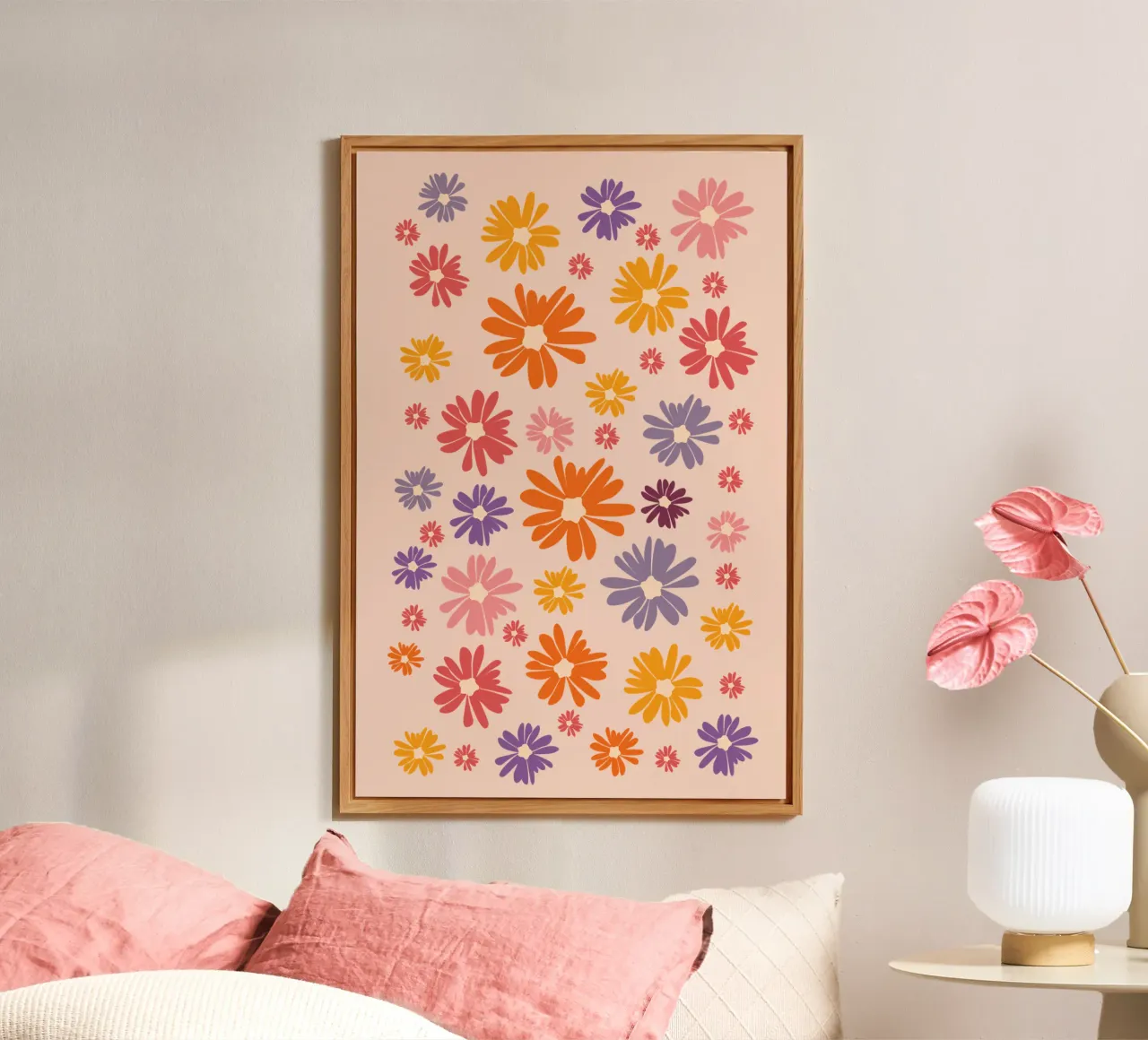Blumenmeer Gänseblümchen Margeriten Daisy alluminio dibond da pierosvisuals