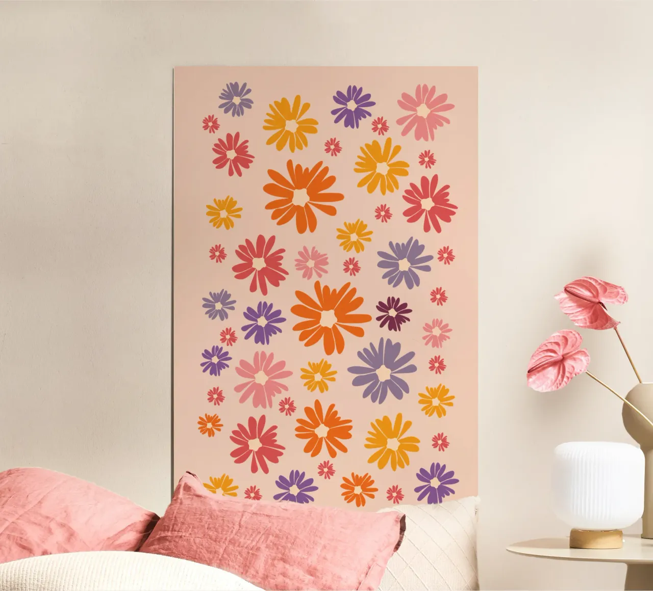 Blumenmeer Gänseblümchen Margeriten Daisy poster de pierosvisuals
