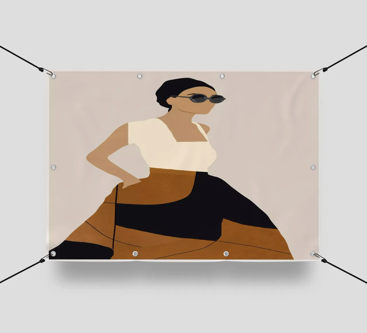 Ragazza 7/2 telo in pvc da ThingDesign