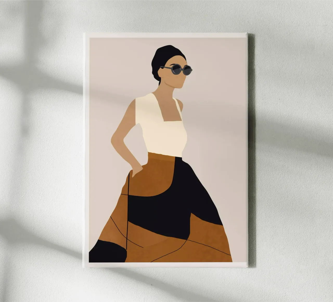 Ragazza 7/2 tela con Cornice a cassetta da ThingDesign