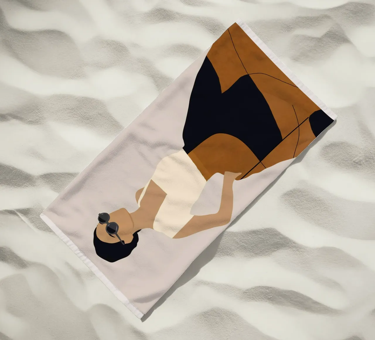 Ragazza 7/2 telo mare da ThingDesign