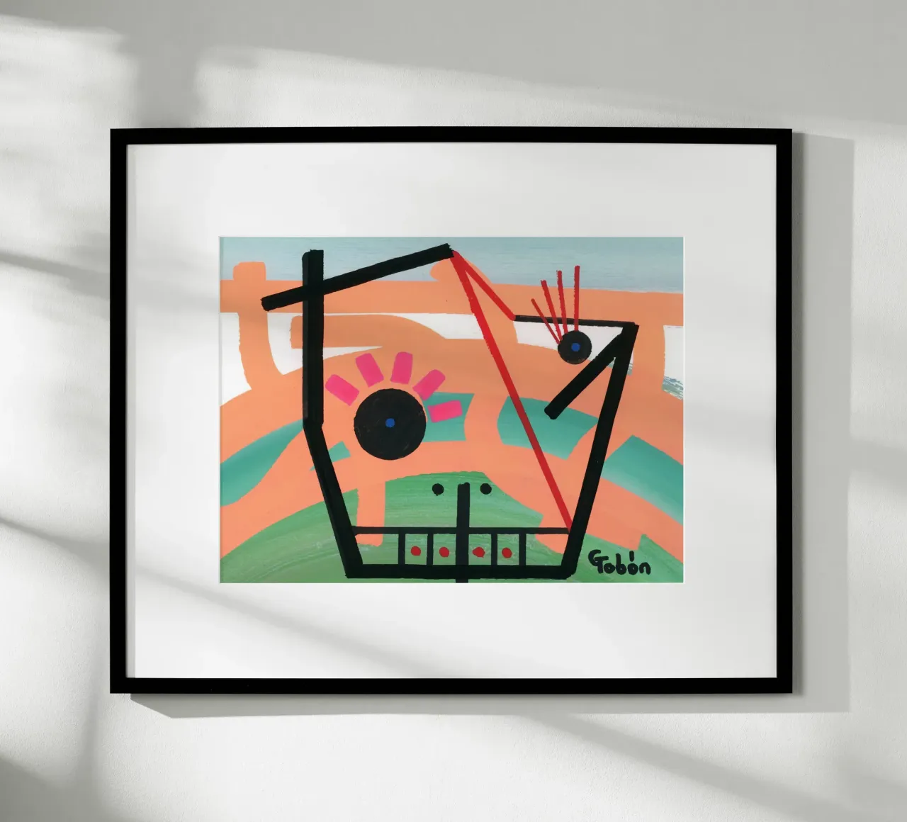 PiPa poster avec cadre en bois de gtobonart