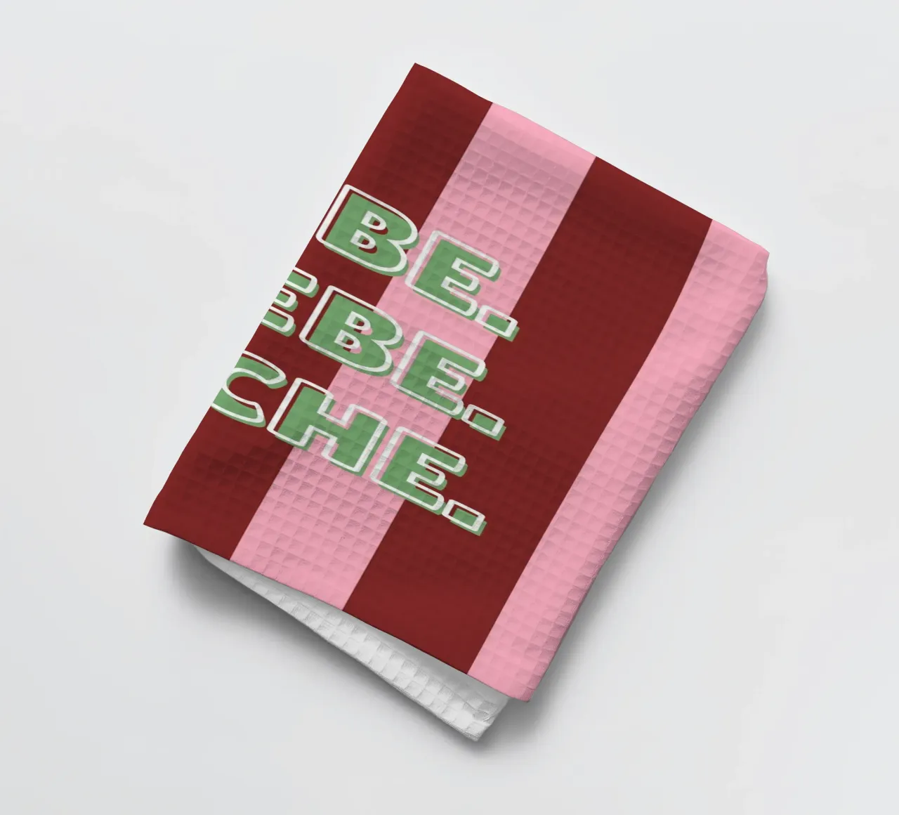 Lebe. Liebe. Lache. torchon de DigiWunderwerk