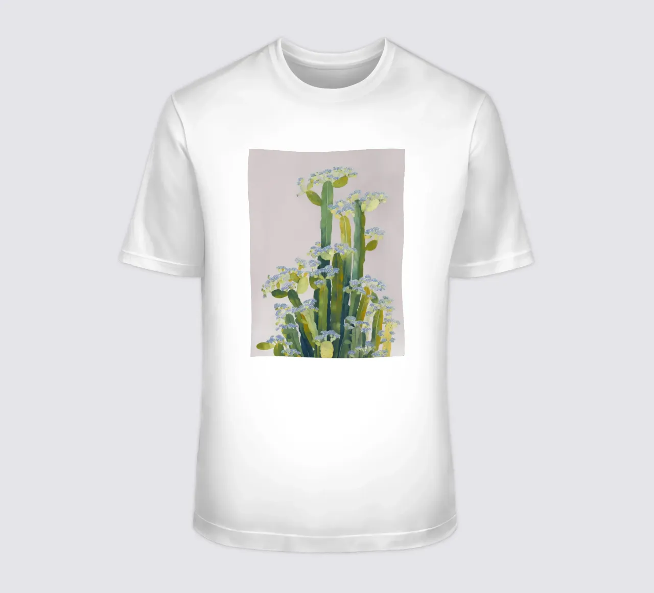 Delicati fiori di cactus t-shirt da Carina Pop & Pastell
