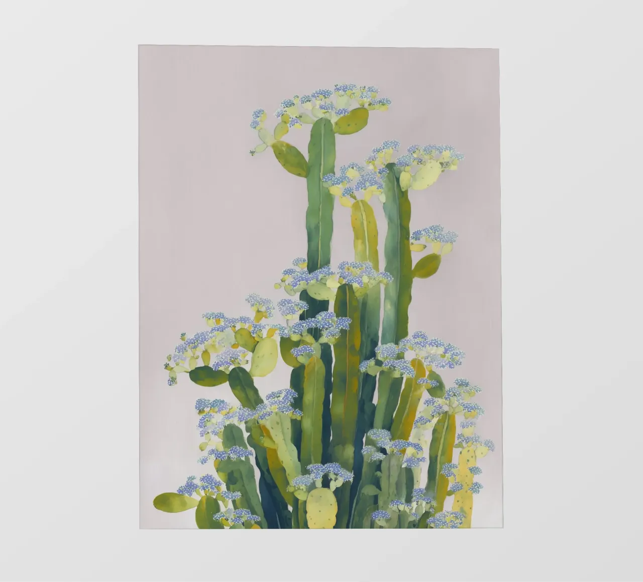 Delicati fiori di cactus telo in pvc da Carina Pop & Pastell