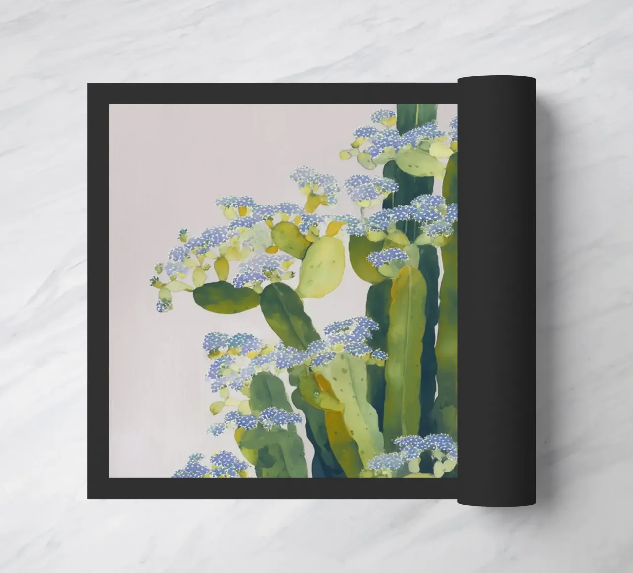 Delicati fiori di cactus zerbino da Carina Pop & Pastell