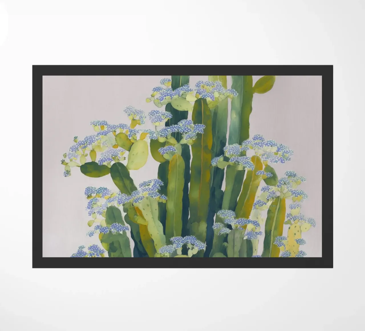 Delicati fiori di cactus zerbino da Carina Pop & Pastell