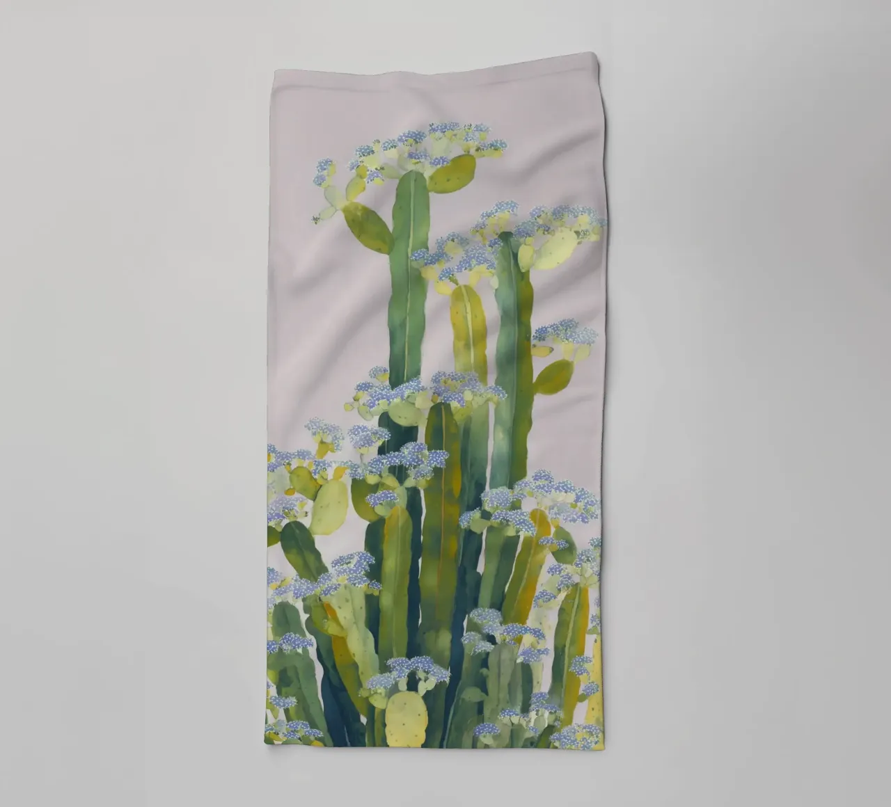 Douceur des fleurs de cactus serviette de bain de Carina Pop & Pastell