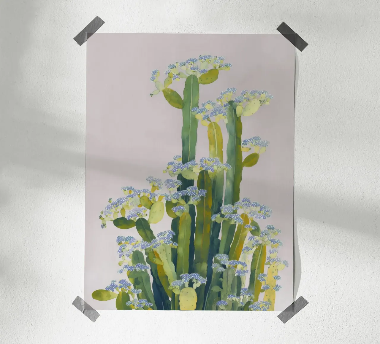 Douceur des fleurs de cactus hahnemühle de Carina Pop & Pastell