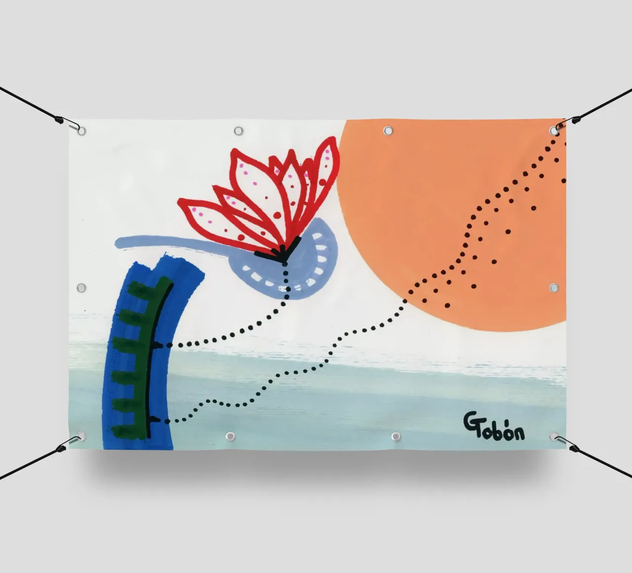 Fiore telo in pvc da gtobonart