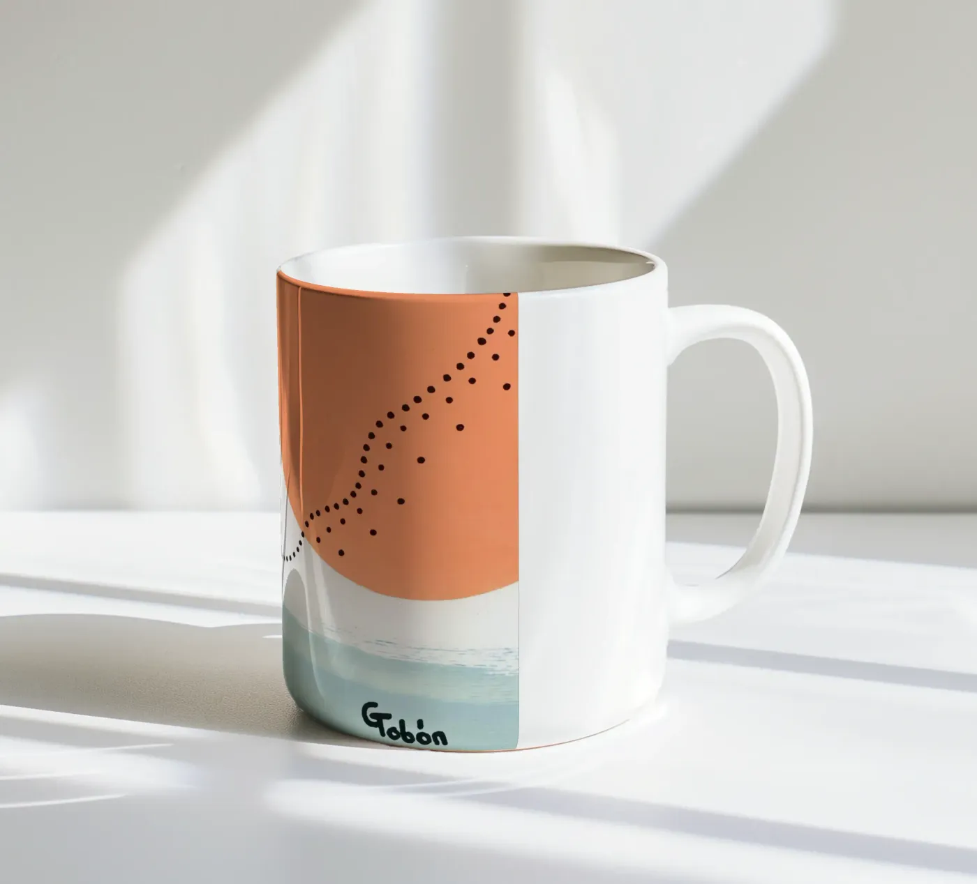Flower ceramic mug by gtobonart
