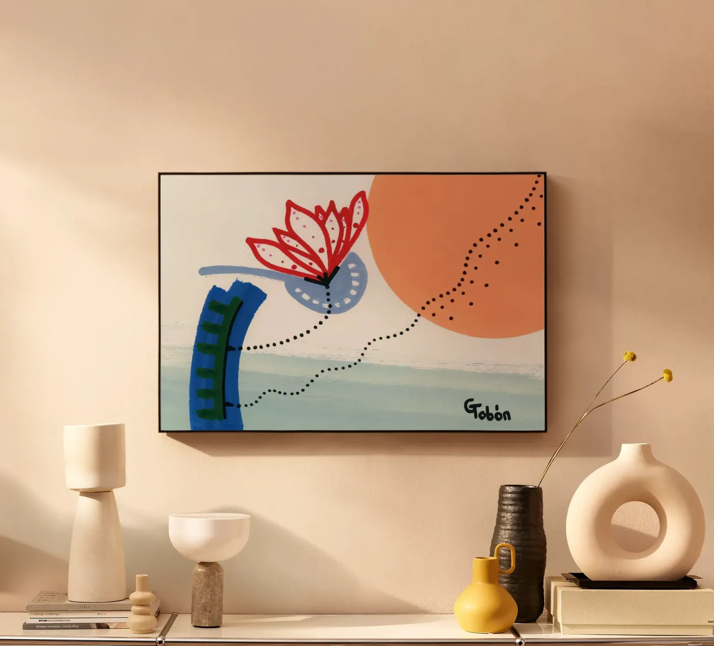 Flower acryl van gtobonart