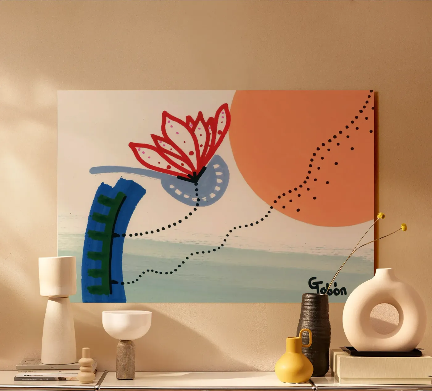Flower acryl van gtobonart