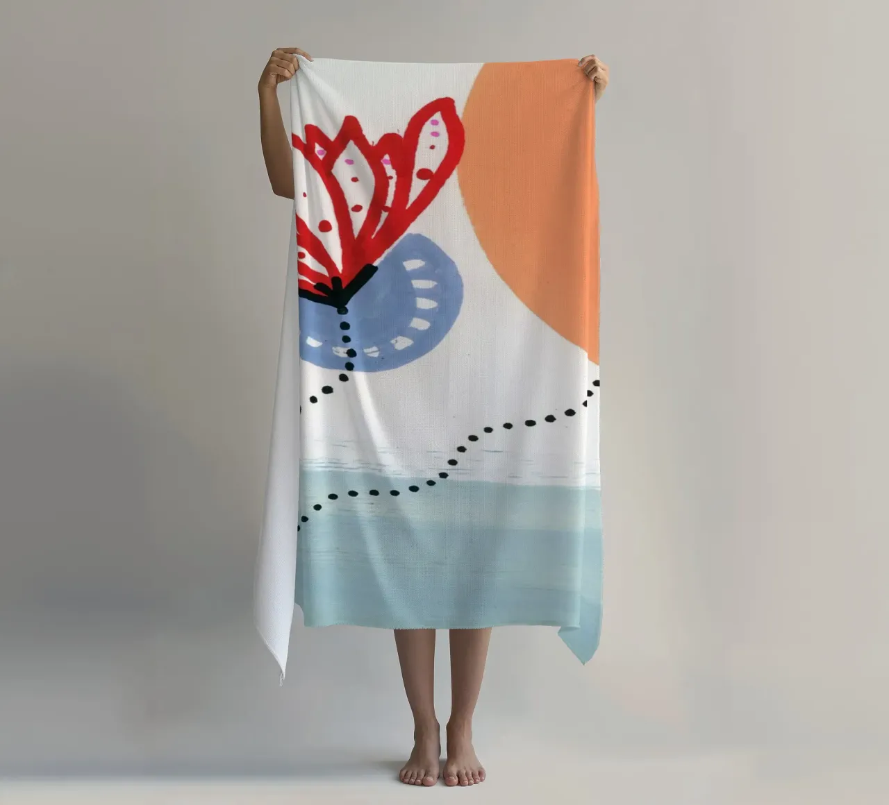 Fiore telo mare da gtobonart